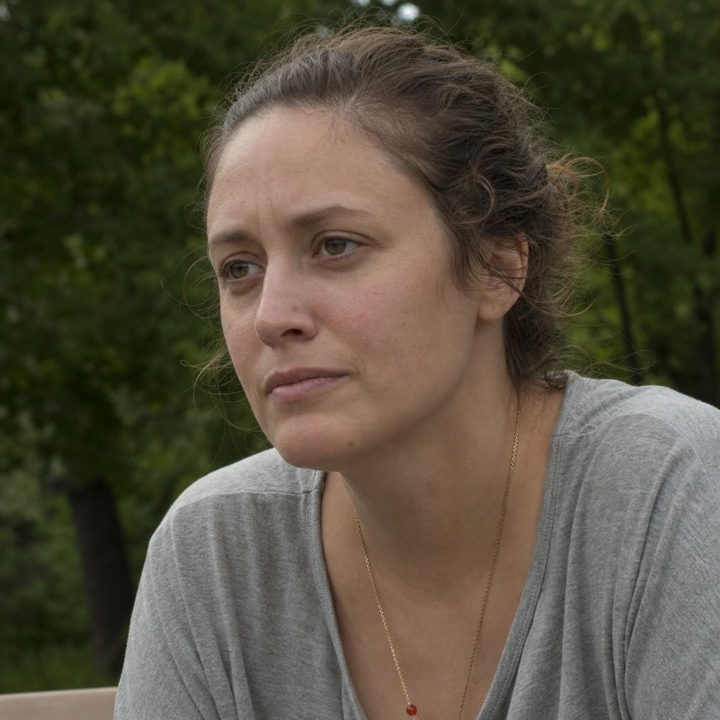 A face lit by soft open shade with no harsh shadows