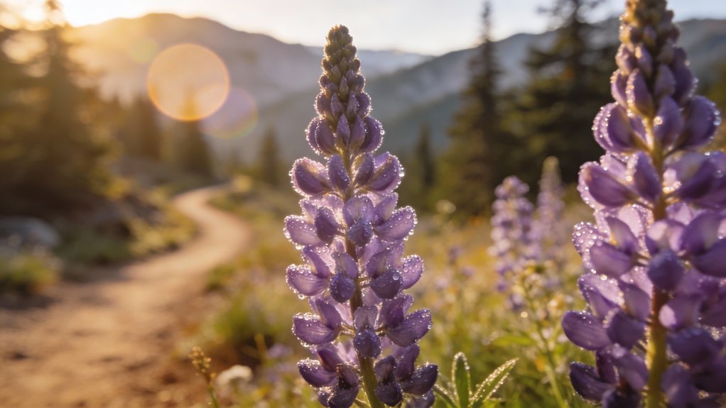 wildflower photography on trails